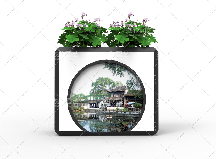 古鎮(zhèn)花箱布置，怎么做？